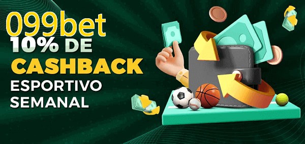 10% de bônus de cashback na 099bet