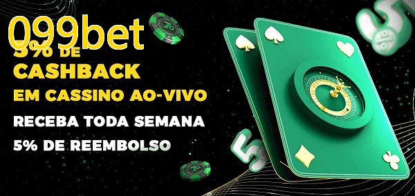 Promoções do cassino ao Vivo 099bet